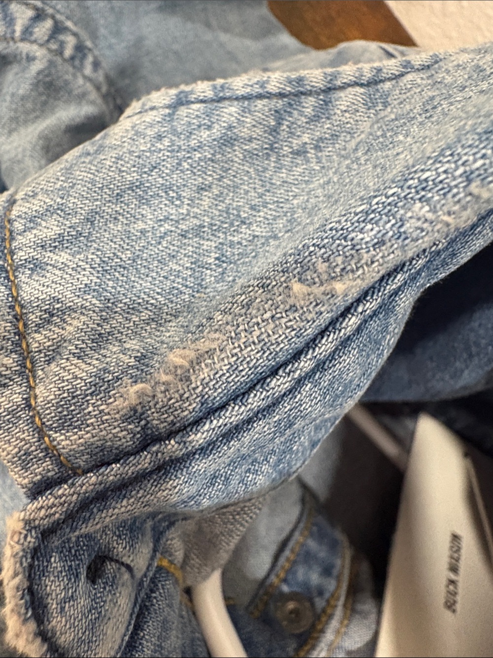Buck Mason Women’s Rodeo Queen Western Denim Shirt Small NWD - Picture 11 of 11